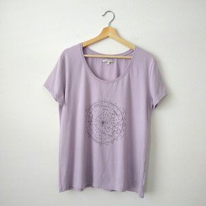 Natural by Known Supply Organic Cotton Constellation Graphic Tee | L